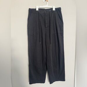 James Perse Black Wide Leg Pant